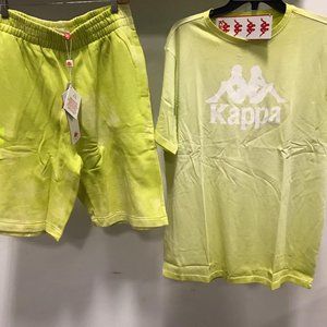 NWT KAPPA T Tees Shirt with Shorts L